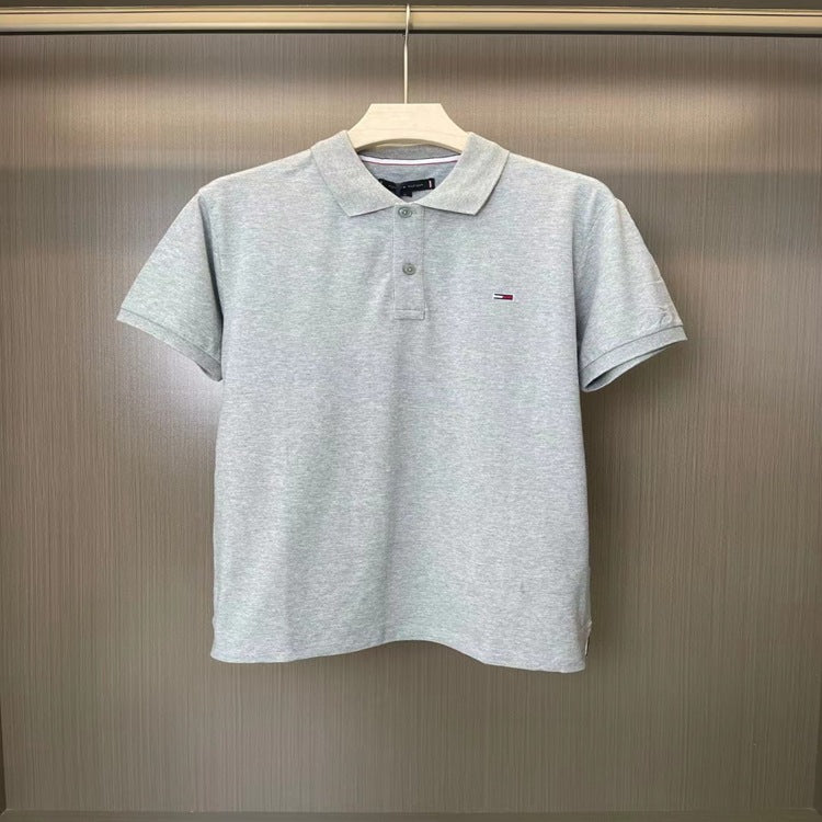 Tommy T Shirts Tommy Spring and Summer Men's Lapel Short Sleeve Polo Shirt