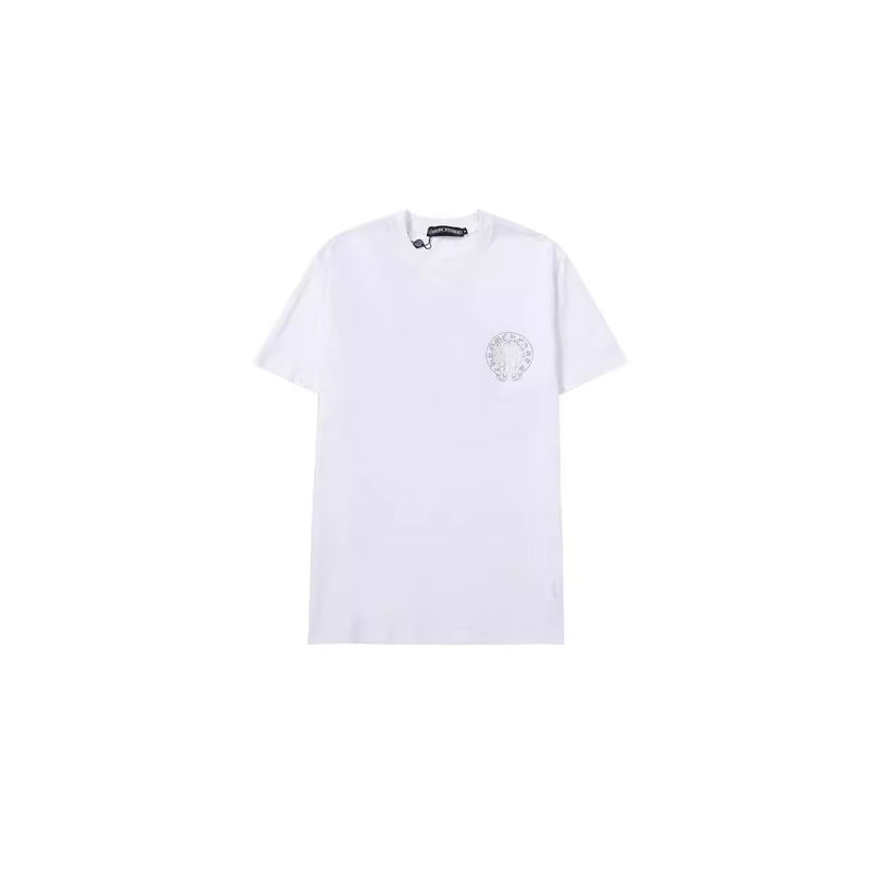 CHH Chrome Heart T Shirts Crowe Fashion ins Ghost 3D Printing Pure T-Shirt Summer