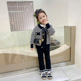 Girl Jacket Girls' Coat Sweater Tops Autumn and Winter