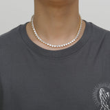 Zircon necklace heart shaped stone