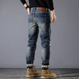 Unisex Jeans Vintage Loose Straight Pants