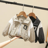 Boy Jacket Children's Sun Protection Clothing Boys Summer Thin Sun Protection Clothing Baby Ice Silk Breathable