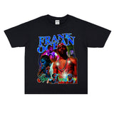 Rock Star T Shirt Frank Ocean Printed T-shirt Short Sleeve round Neck