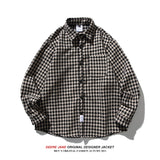 Men Long-Sleeve Shirt Spring Long Sleeve Shirt Men's Loose Casual Weaving Shirt