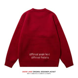 Men Sweater round Neck Sweater Men's Winter Loose