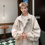 Unisex Baseball Jersey Fall/Winter Casual Stand-Up Jacket