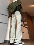 Unisex Jeans Straight Jeans Loose