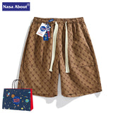 Nasa Shorts Summer Casual Sports Pants Loose
