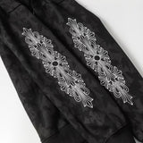 CHH Chrome Heart Hoodie Loren Dark Pattern Ten Raven Hoof Fan Loose Jacket