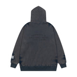 Gallery Dept Hoodie Loose Casual Distressed Hoodie