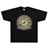 Rock Star T Shirt Dream Theater Pale Blue Dot T-shirt Rock Band American Style Loose Short Sleeve