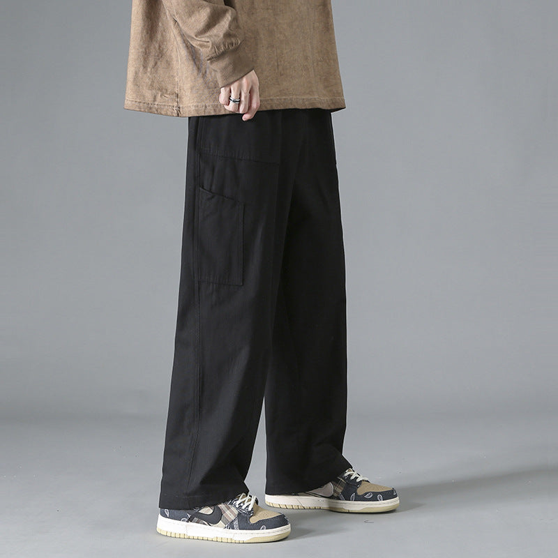 Nasa Sweatpants Men's Spring and Autumn Summer Loose Straight Fashion Brand Men