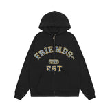Vlone Hoodie autumn and winter creative big V letter