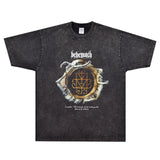Rock Star T Shirt Behemoth Chaotica T-shirt Rock Band American Style Loose Street Vintage Short Sleeve