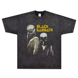 Rock Star T Shirt Black Sabbath T-shirt Rock Band American Print Vintage Short Sleeve