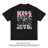 Rock Band T Shirt Short Sleeve T-shirt round Neck