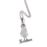 Jewelry Micheal Character Custom Necklace St. Valentine's Alphabet Pieces Word Up rapper