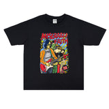 Rock Star T Shirt Youth Male and Female Personality Short Sleeve round Street Cotton T-shirt