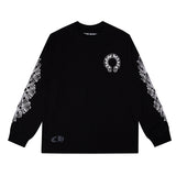 Chh Chrome Heart Long Sleeve Shirt Unisex Fashion Loose Long Sleeve Shirt