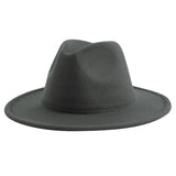 Walter White Fedora Jazz Top Hat Vintage Woolen Hat Embroidered Logo Felt Hat