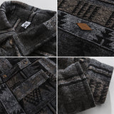 Men's Long-Sleeved Shirt Coat Men's Spring Shirt Casual Jacket Top