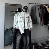 Unisex Baseball Jersey PU Jacket