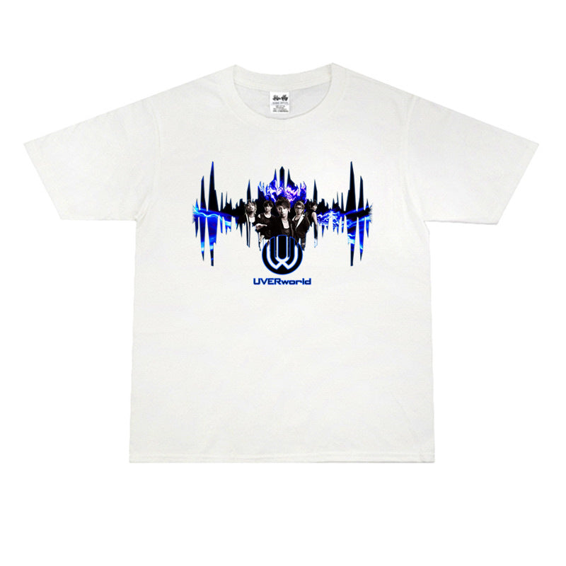 Rock Star T Shirt Uverworld Band Personalized Printed Cotton T-shirt Short Sleeve Men and Women