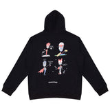 CHH Chrome Heart Hoodie Crowe Cartoon Graffiti Skull Terry Zip Hooded Sweater Loose