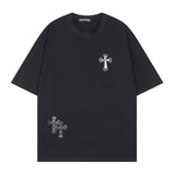 CHH Chrome Heart T Shirts T-Shirt Short Sleeve Cross