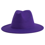 Walter White Fedora Jazz Top Hat Vintage Woolen Hat Embroidered Logo Felt Hat