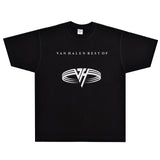 Rock Star T Shirt Van Halen Best of Volume T-shirt Small Neckline Loose Short Sleeve