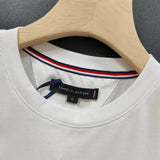Tommy T Shirts Tommy Men's Embroidery round Neck Tee Cotton Short Sleeve T-shirt
