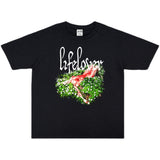Rock Star T Shirt Lifelover Band Washed Distressed Printed T-shirt Short Sleeve Loose