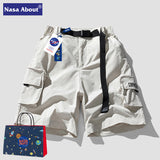 Nasa Shorts Shorts for Men Summer Sports Bermuda Shorts