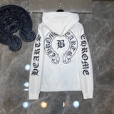 CHH Chrome Heart Hoodie Chrome Hearts Croix Horseshoe Sanskrit print hooded sweater Autumn/Winter Casual