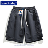 Nasa Shorts Shorts for Men Summer Trendy Student Loose Leisure Sports