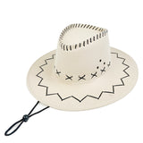 Walter White Fedora Western Cowboy Hat Men's Outdoor Sun Protection Sun Shade Retro Fedora Hat
