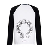 Chh Chrome Heart Long Sleeve Shirt Unisex Fashion Loose Long Sleeve Shirt