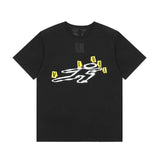 Vlone T Shirt Spring/Summer Tape Pattern