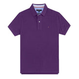 Tommy T Shirts Tommypolo Shirt Cotton Short-Sleeved T-shirt Men's Casual Polo Collar Embroidery
