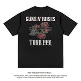 Rock Band T Shirt Short Sleeve T-shirt