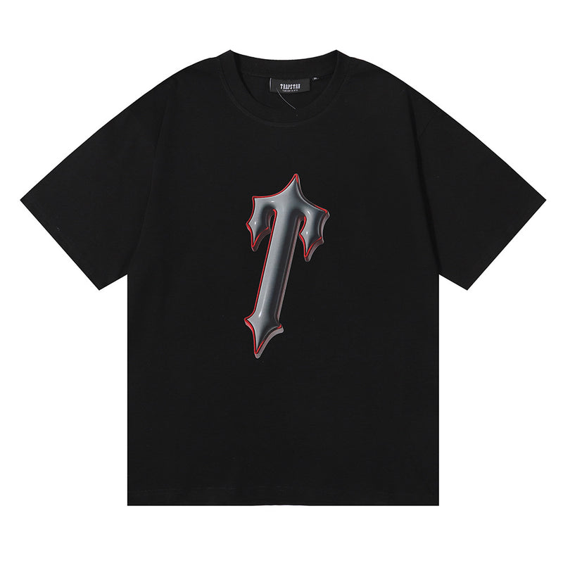 Trapstar T Shirts Trapstar Letter Print Loose Casual Short Sleeve T-Shirt