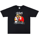 Rock Star T Shirt Washed Distressed T-shirt Short Sleeve Loose