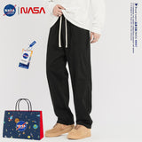 Nasa Sweatpants Men's Spring and Autumn Straight Pants Loose Autumn and Winter Leisure