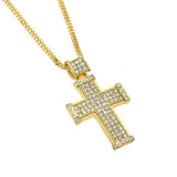 Jewelry Hip Hop Cross Diamond Pendant Necklace Crosses
