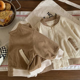 Boy Jacket Boys' Corduroy Coat Spring and Autumn Jacket Kid Baby Fashion Casual