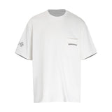 CHH Chrome Heart T Shirts Colorful Cross Flower Arm Short Sleeve