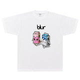Rock Star T Shirt T-shirt Stain Band Rock Loose Street Printed Short Sleeve
