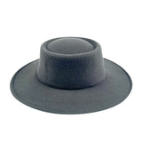 Walter White Fedora Flat Top Hat Fashion Knight Dome Woolen Hat Autumn and Winter Fur Felt Hat