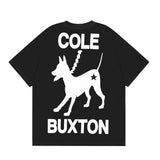 Cole Buxton T Shirts Hound Letter Print